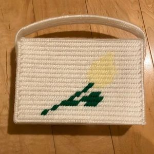 VTG Handwoven Tulip Box Purse